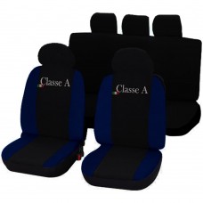 Coprisedili Classe A 160 bicolore blu scuro-nero